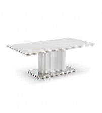 Aspen Coffee Table Ceramic Table Top MDF Structure Stainless Steel